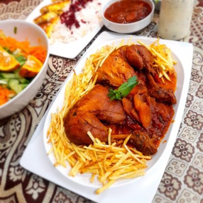 طرز پخت مرغ مدرسه