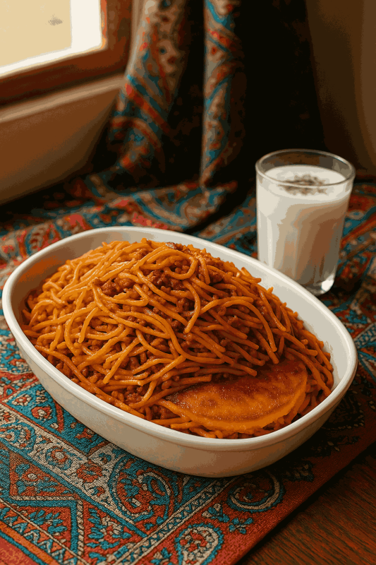 طرز تهیه ماکارانی