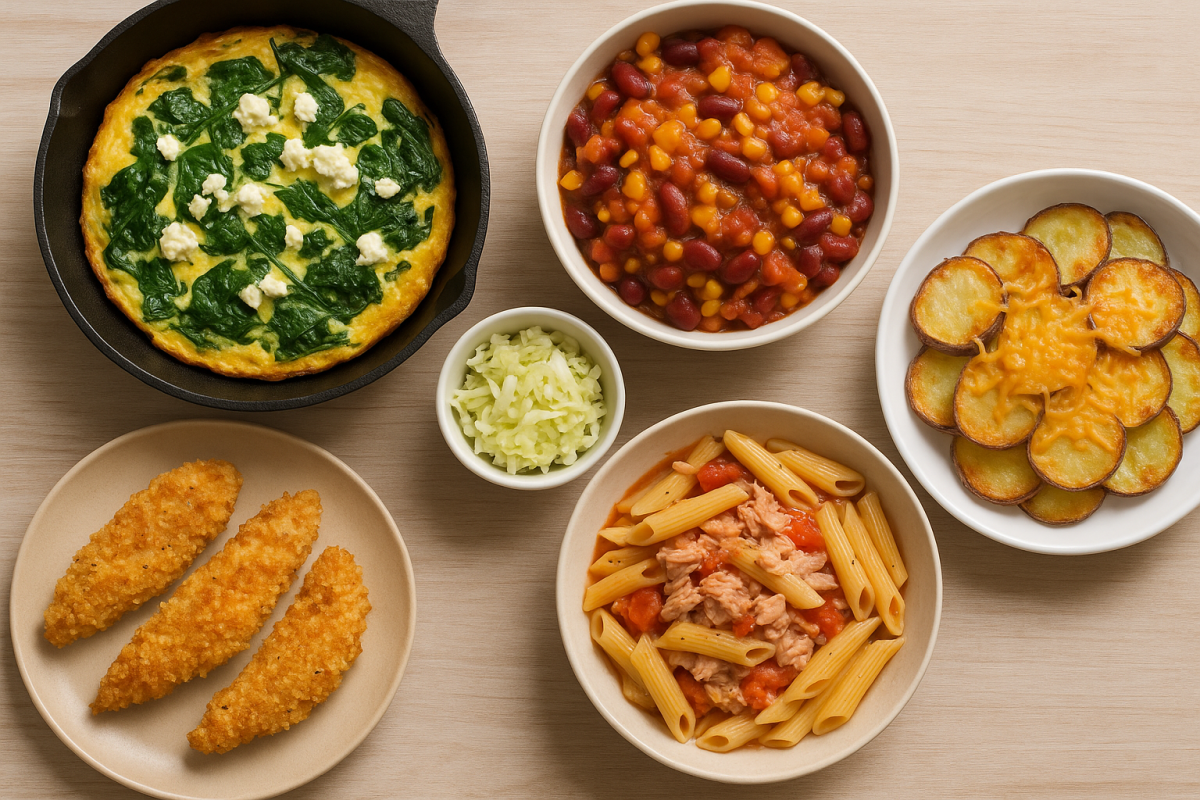 غذاهای فوری با ۵ ماده